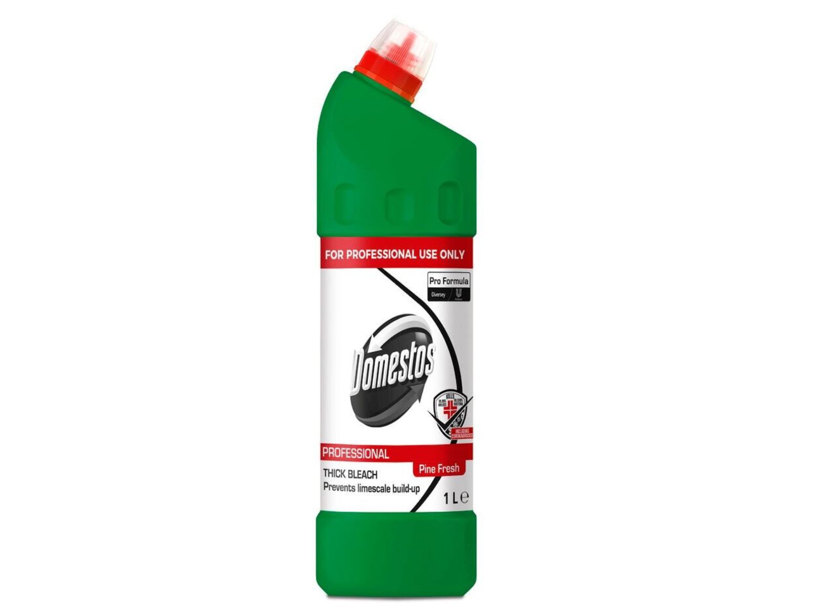 Domestos Pro Formula Pine Fresh 1L - preparat dezynfekująco-czyszcząco-wybielający Karton x12